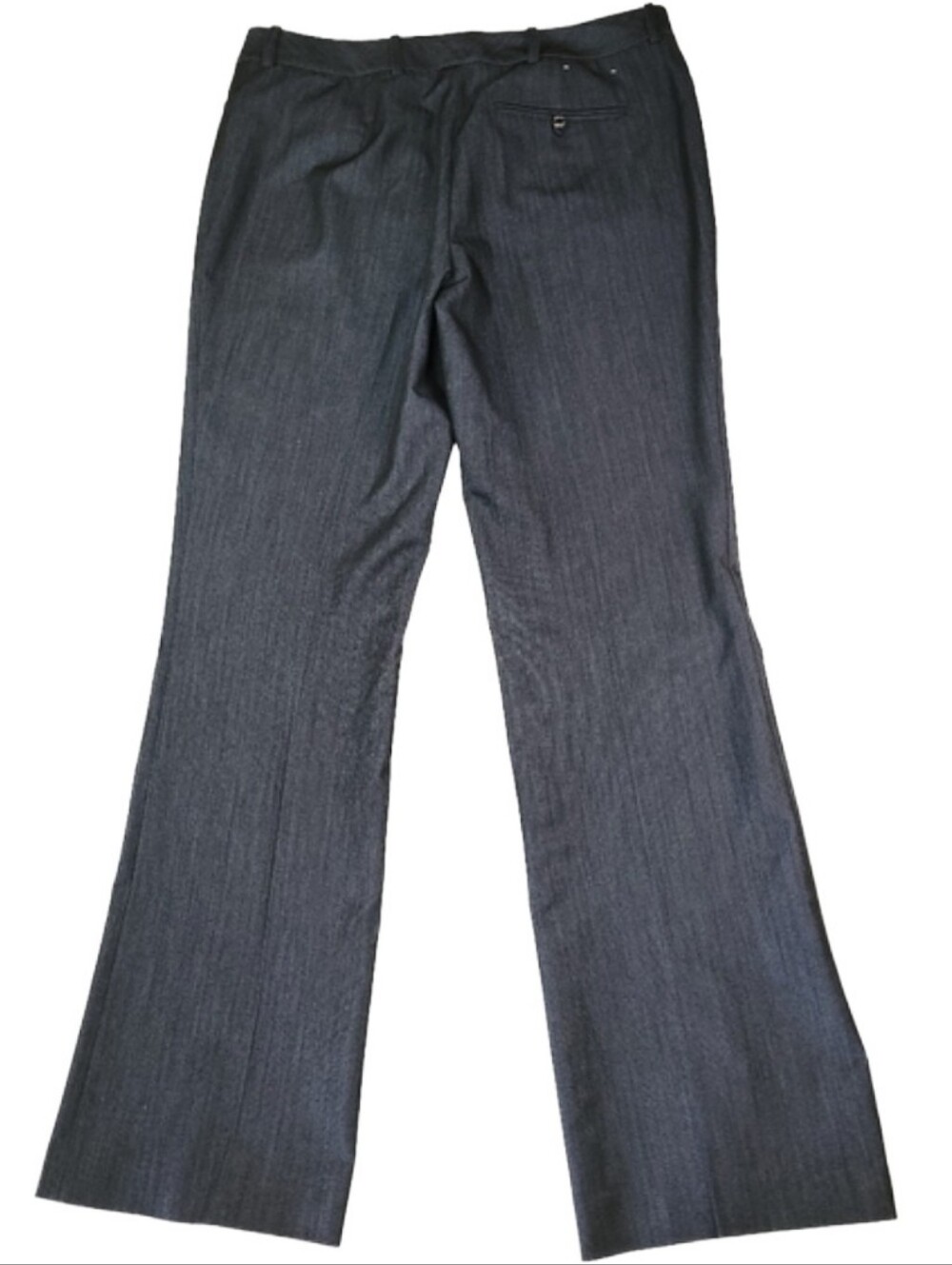 Calvin Klein Modern Fit Straight Leg Slight Flare Charcoal Gray Trousers Size 8 - Picture 4 of 16